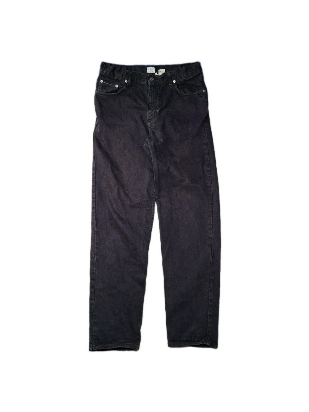 Vintage Calvin Klein Jeans Mens 34x34 Black Classic Straight Leg 90s Y2K